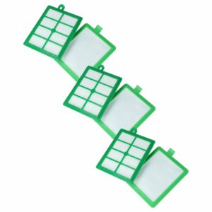 Conjunto de 3 Filtros para Aspirador Philips - Substitui AEG/Electrolux EF17 - vhbw