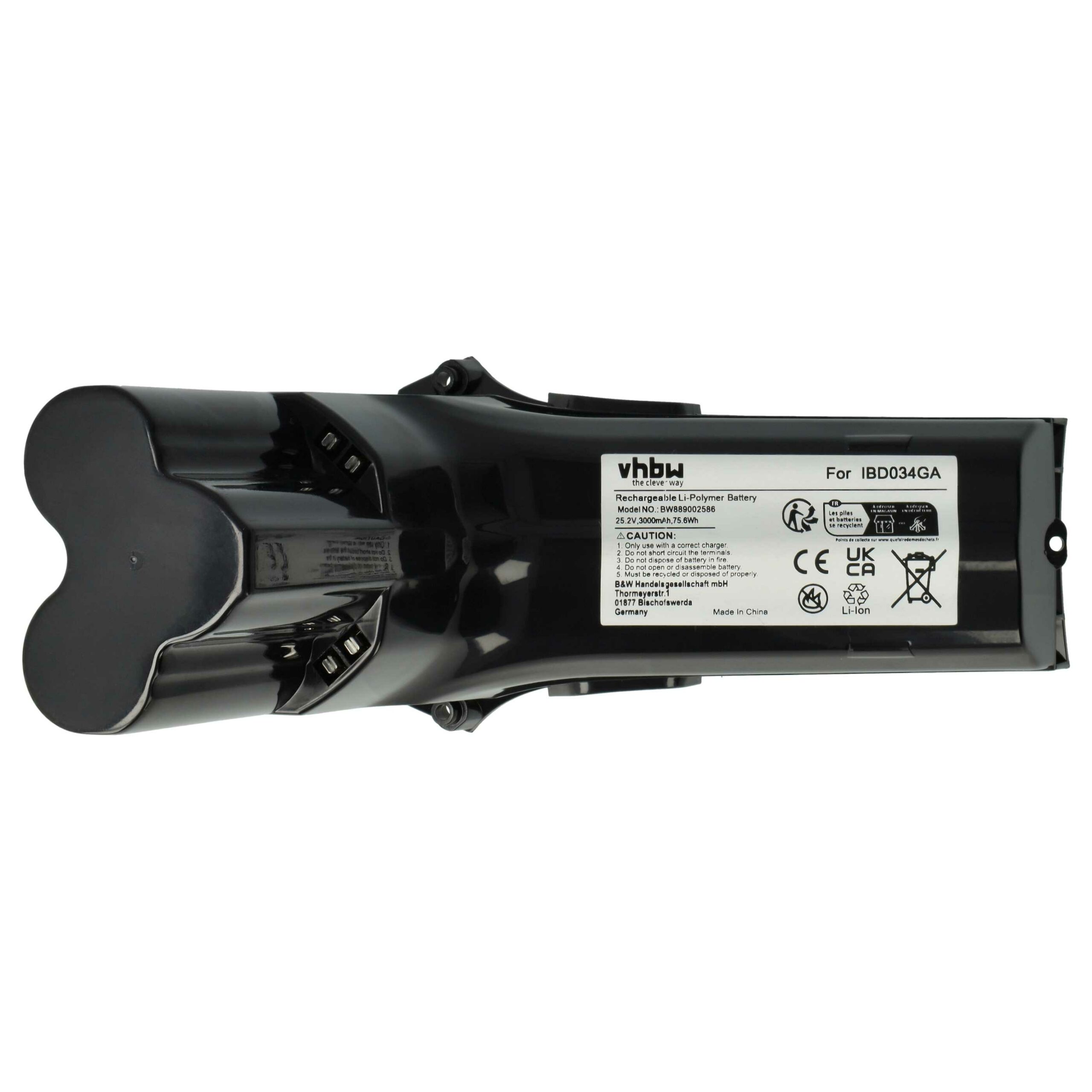 Bateria vhbw para Philips IBD034GA, 300000517621, 300000517631 - 3000mAh, 25.2V, Li-Ion - Image 4