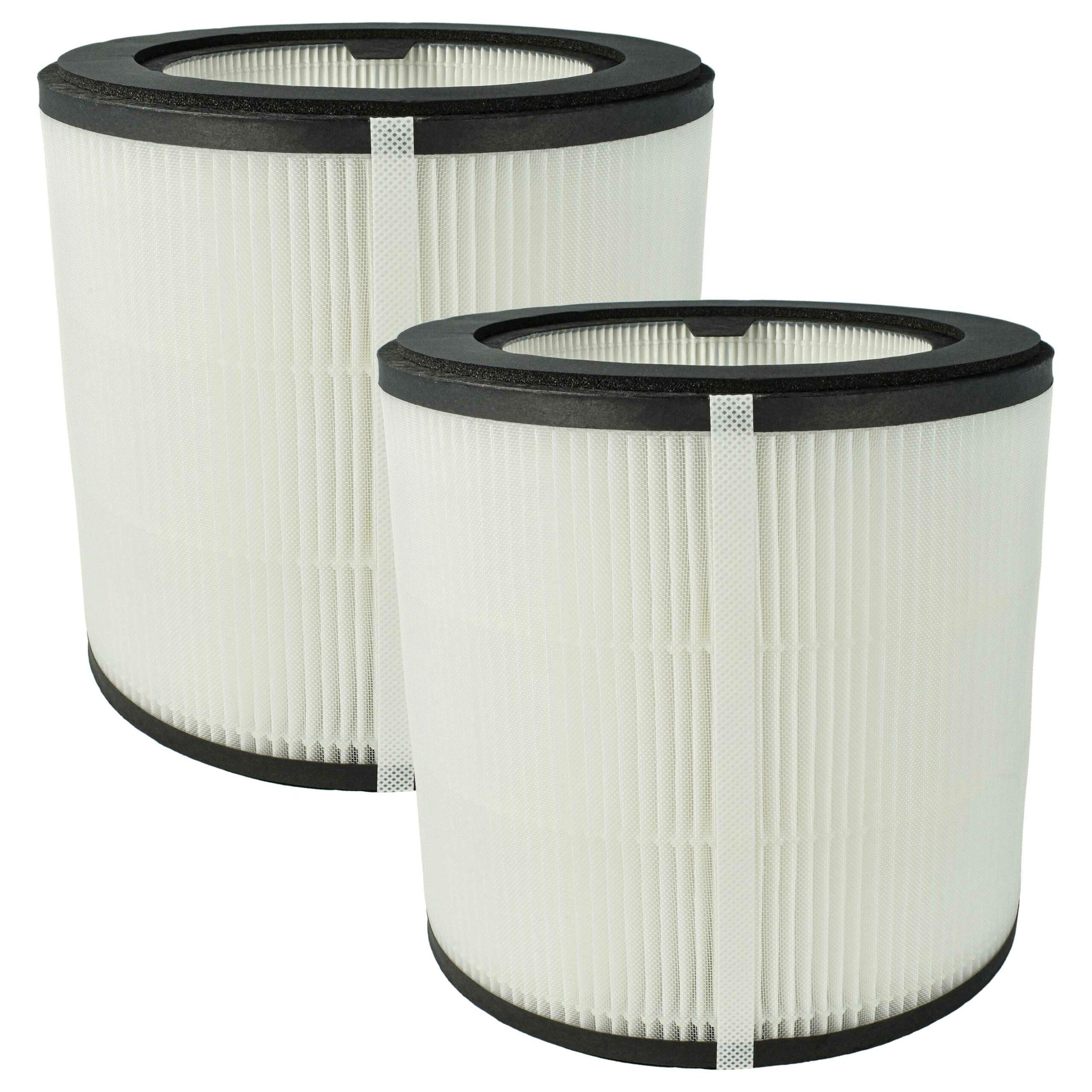 2x Filtro HEPA vhbw compatível com Philips FY0194/30 para humidificador de ar