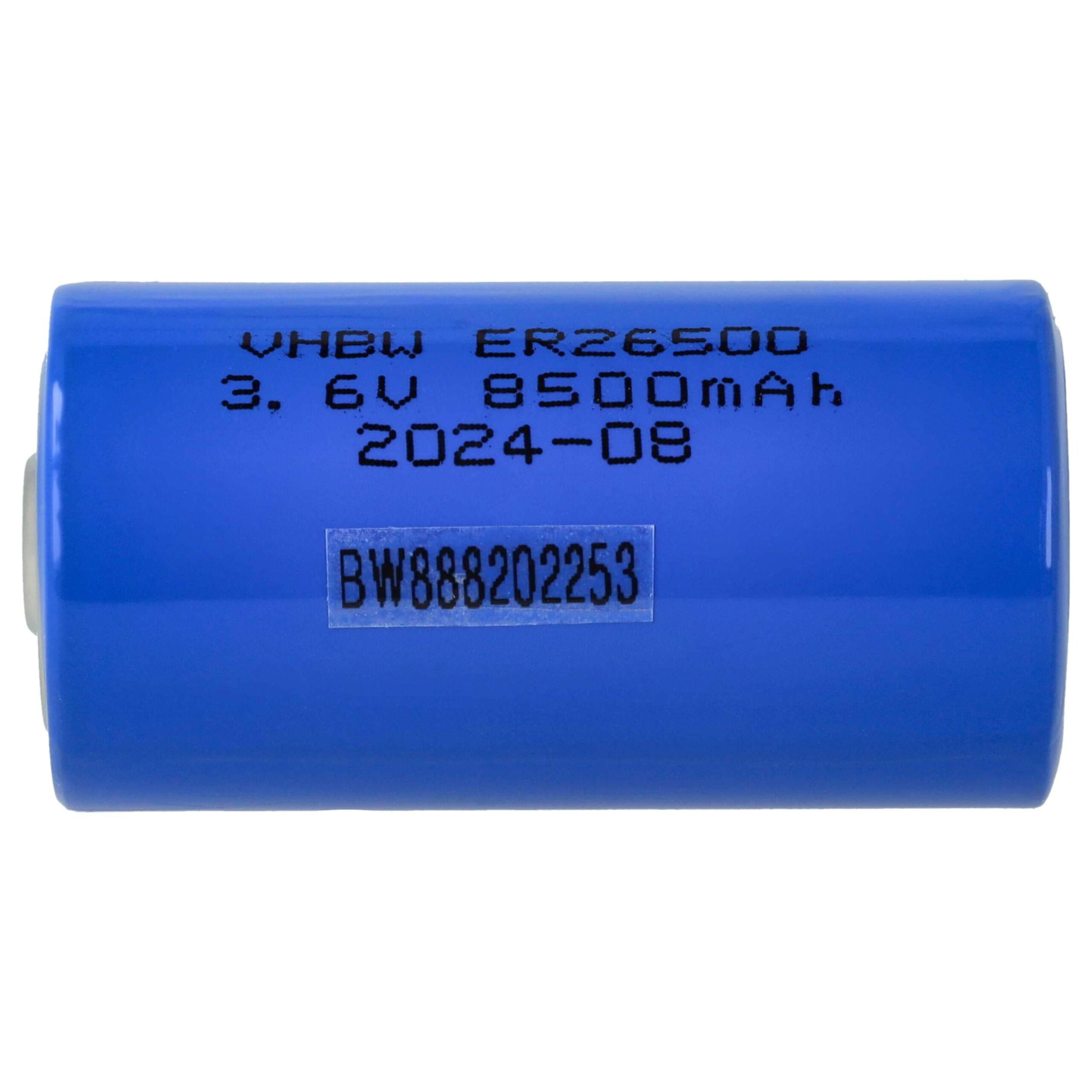 Bateria ER26500 (Tamanho C) 3x 8500 mAh 3.6V Li-SOCl2 vhbw - Image 3