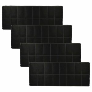 4x Filtro de Carvão Ativado para Coifa Bosch DHZ3406 - 42 x 16.8 x 3.1 cm