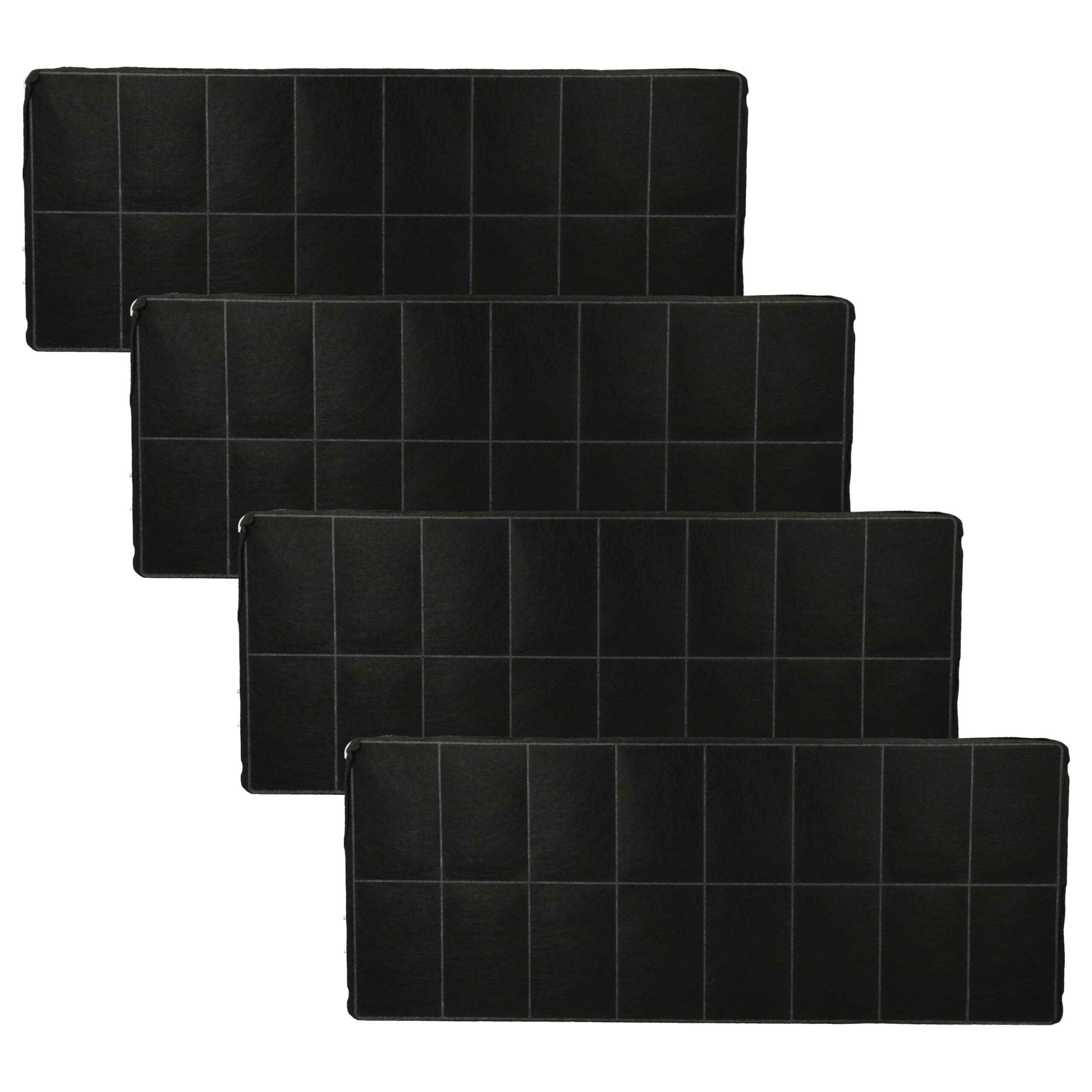 4x Filtro de Carvão Ativado para Coifa Bosch DHZ3406 - 42 x 16.8 x 3.1 cm