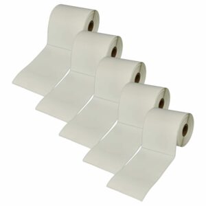 Rolo de Etiquetas vhbw 5x para Brother RD-S02E1 - 152 mm x 102 mm
