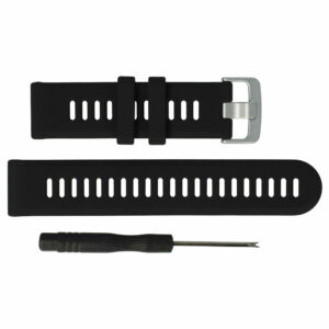 Pulseira para Garmin Forerunner - Silicone Preto 22mm