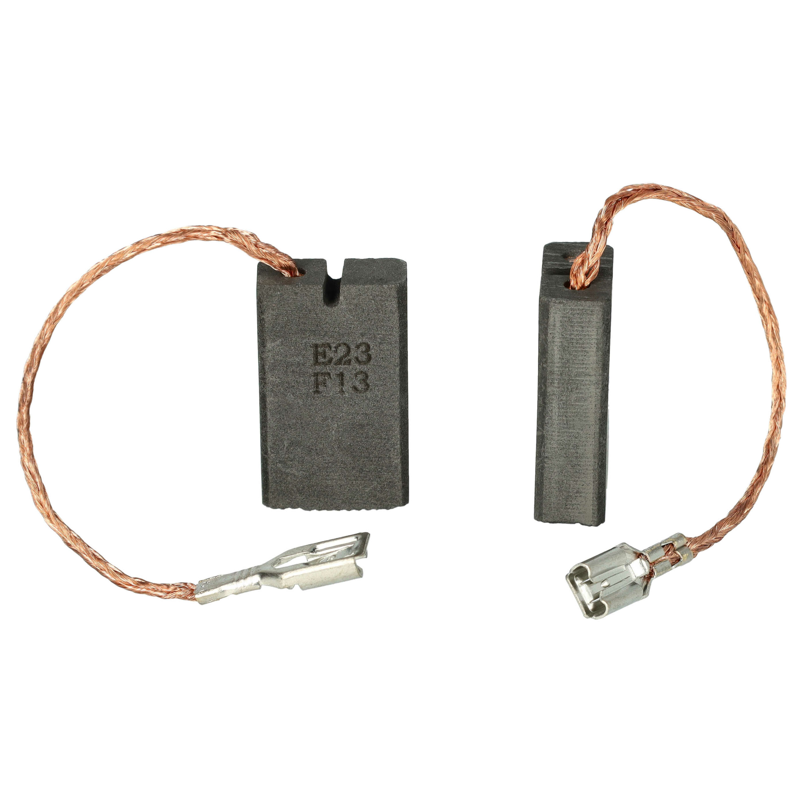 2x Escovas de Carvão de Substituição vhbw para Stihl 1210 600 2702 - 24,8 x 14,9 x 7 mm