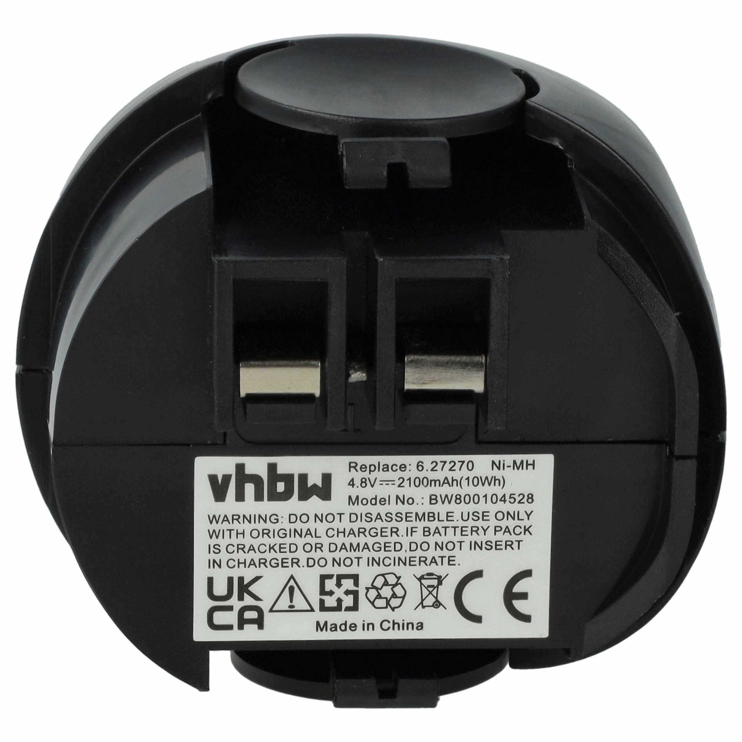 Bateria vhbw para Metabo 6.27270, 6.27271, 6.27273 - 2100 mAh, 4.8 V, NiMH - Image 3
