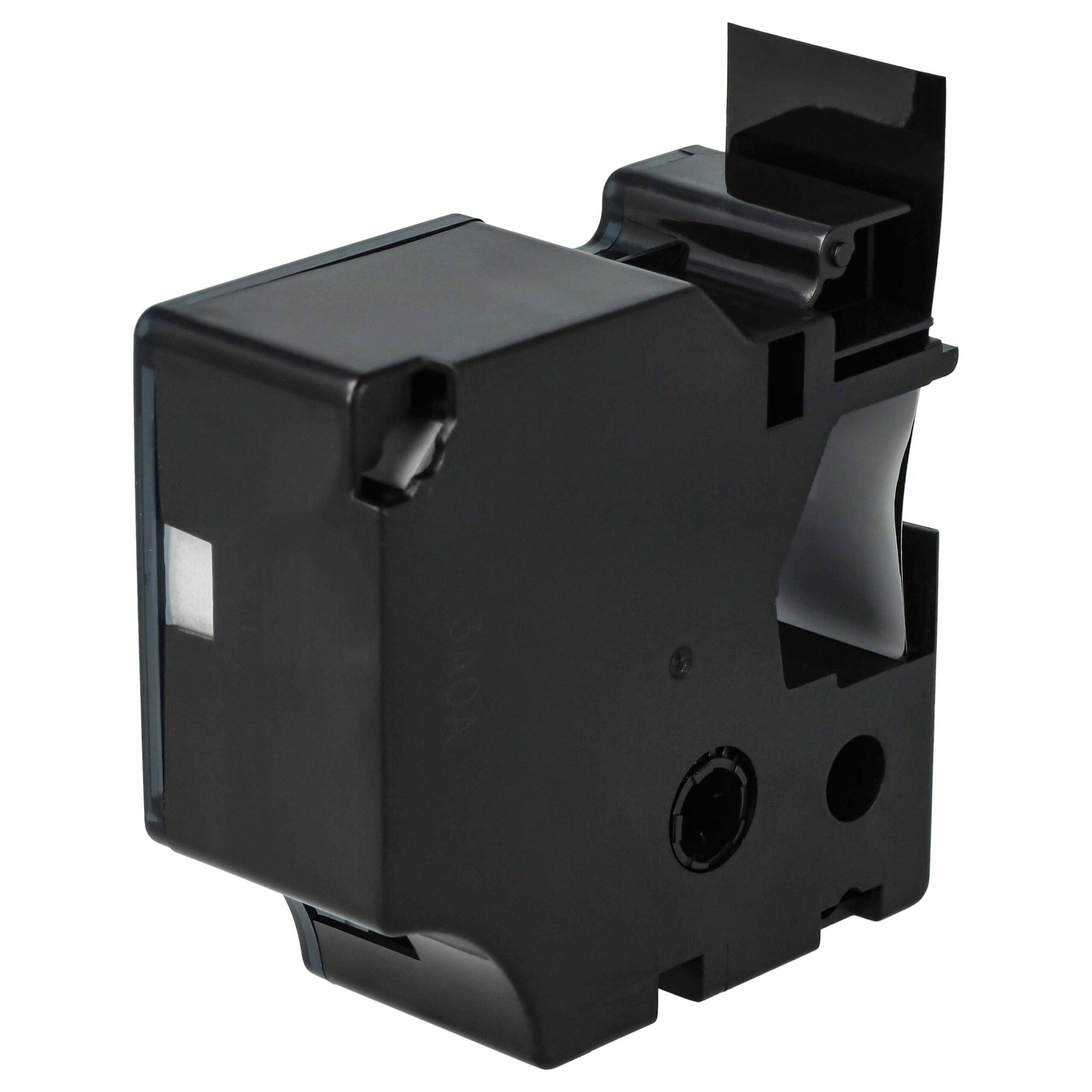 Fita de Etiquetas compatível com Dymo D1 53721 - 24 mm Branco em Preto - Image 2