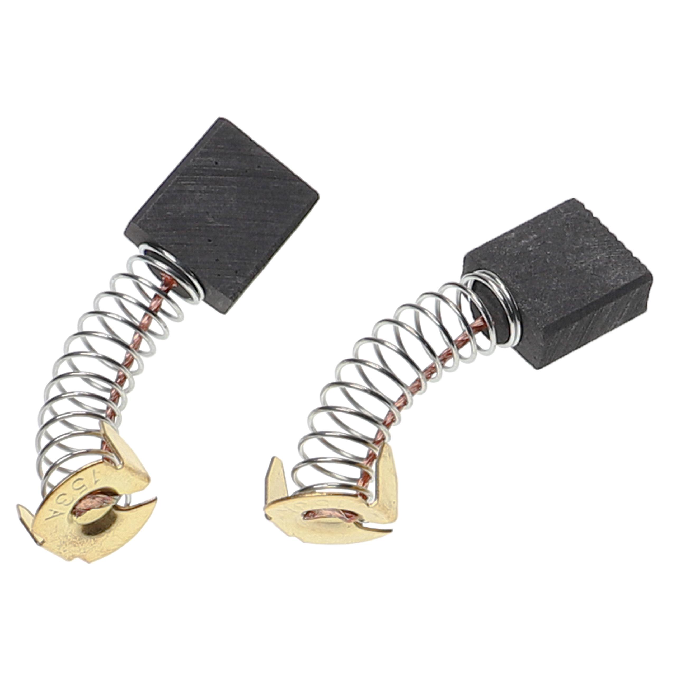 2x Escovas de Carvão Compatíveis com Güde GRK 250/300 LP - Ferramenta Elétrica - 6.5 x 13.5 x 16 mm - Image 2