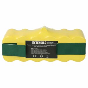 Bateria EXTENSILO 3500mAh 14.4V NiMH para iRobot - Compatível com 80501e, 80601, 11702, 68939, 80501, 855714, 4419696