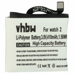 Bateria para Smartwatch Huawei HB512627ECW 1ICP5/26/27 - 410 mAh 3.8 V Li-polymer + Ferramentas