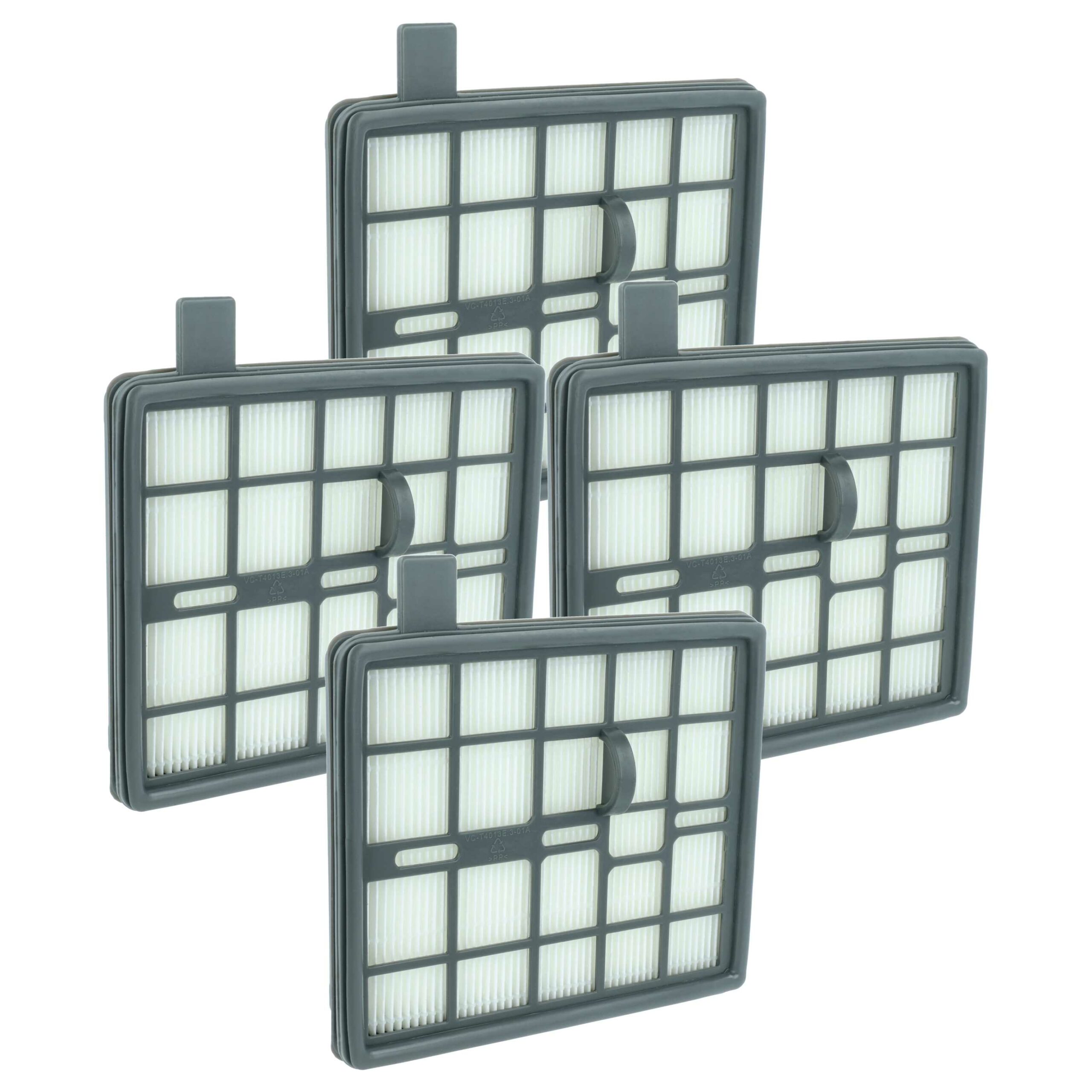 4x Filtros para Aspirador Zelmer e Nilfisk - Substitui 12404730