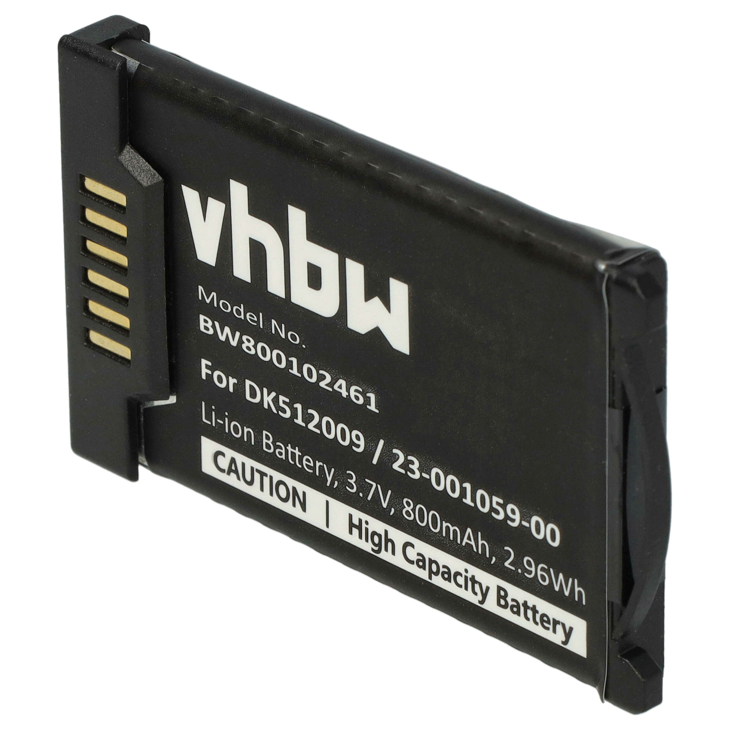 Bateria vhbw 3x para Aastra A600ST1, Mitel telefone fixo — 800 mAh 3.7 V Li-Ion - Image 3