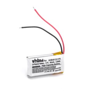 Bateria vhbw para Auscultadores Bose - 80 mAh 3.7V Li-polímero (substitui AHB481221PR)