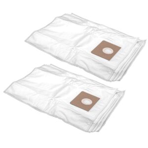 Pack de 10 Sacos para Aspirador vhbw compatível com Milwaukee 4932352308 - Microfibra