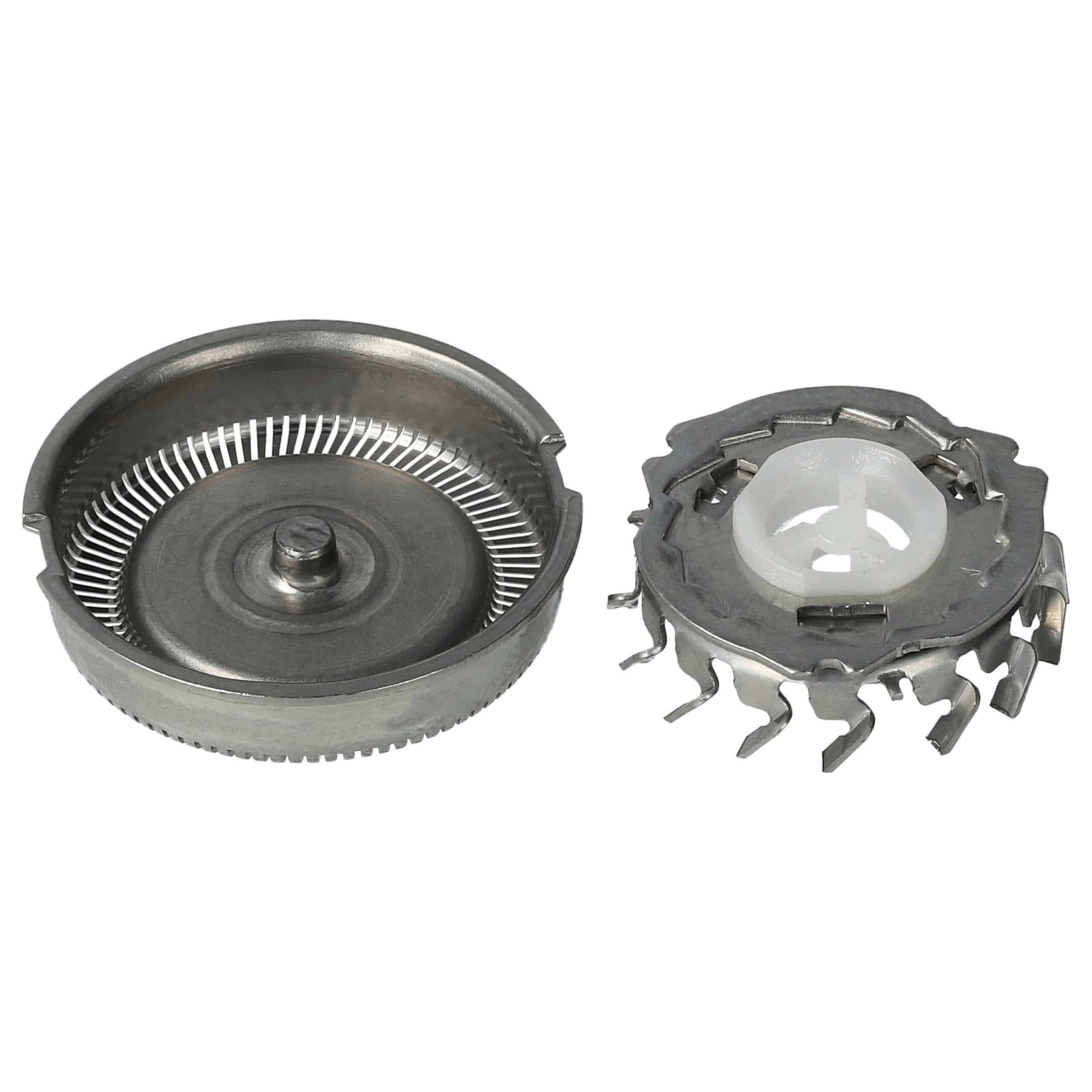 9x Cabeças de Corte para Philips HQ4 - Lâminas de Substituição para Máquina de Barbear Elétrica, Prateadas - Image 4