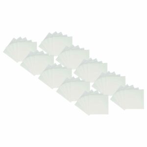 Pack de 50 Filtros de Ar para Lunos 034185, 2/FSA - Classe G2 ISO 30%, Branco vhbw