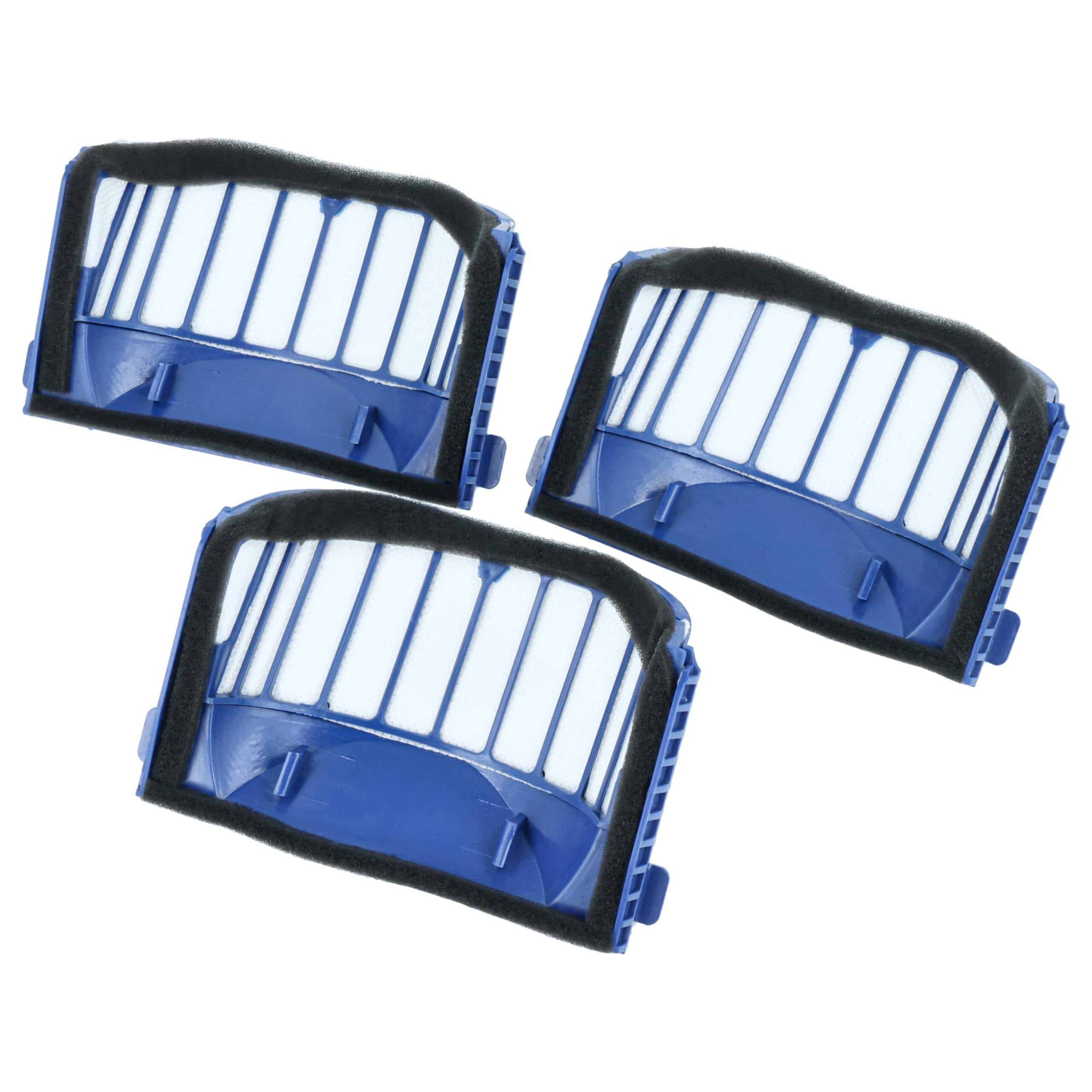 Pack com 3 Filtros vhbw para iRobot Roomba 640, 670, 680, 610 - Image 2