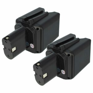 2 Baterias vhbw compatíveis com Bosch 2607300002 – 9.6 V, 2500 mAh, NiMH