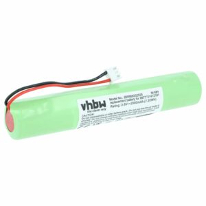 Bateria vhbw 2000mAh 3.6V NiMH compatível com Hurricane 8877731412181