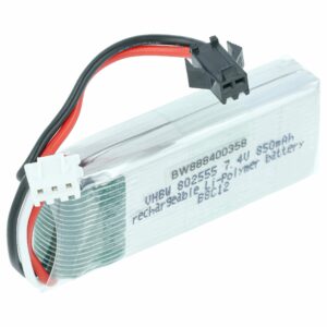 Bateria vhbw 850 mAh 7.4 V Li-polymer SM-2P para Modelos de Radiocontrolo