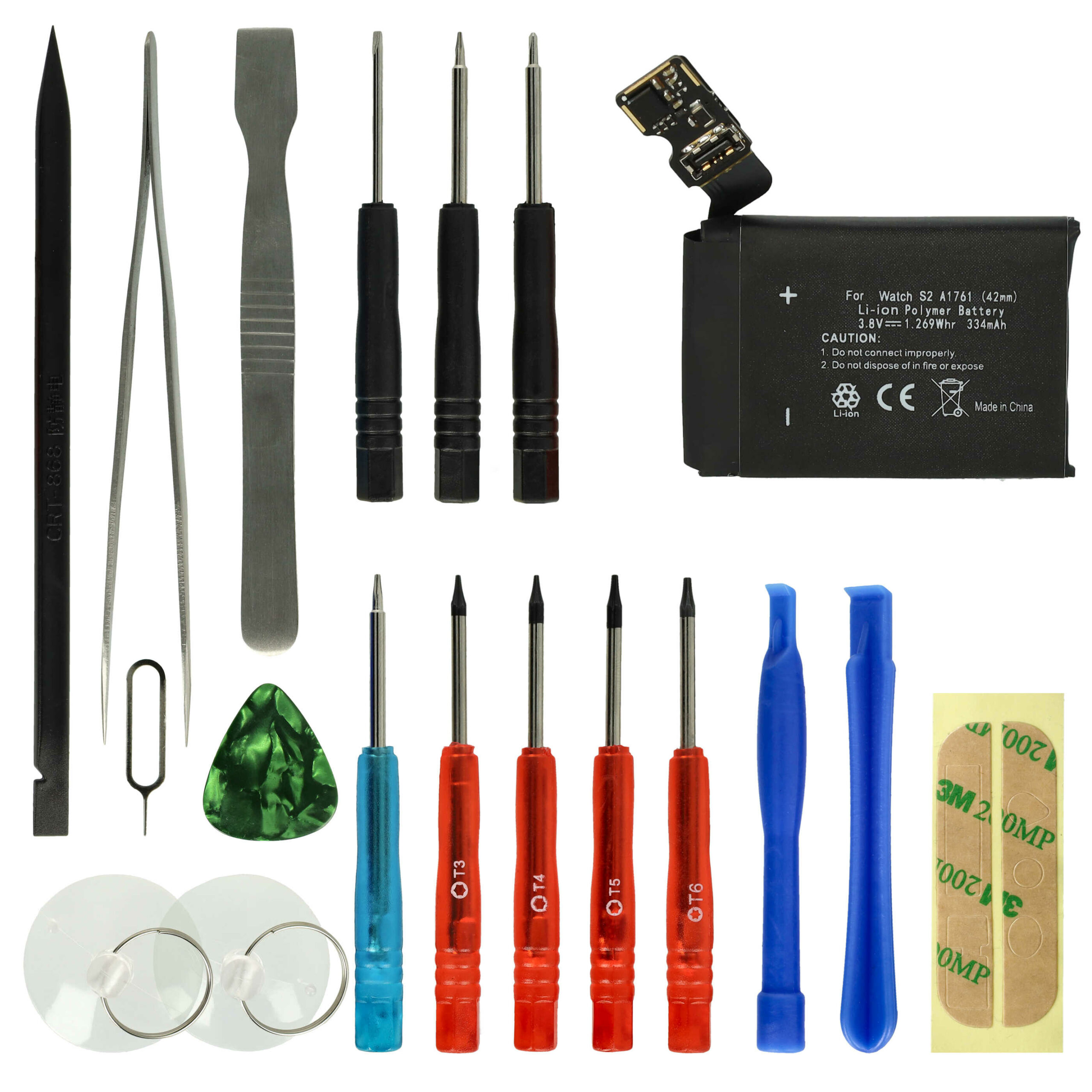 Bateria para Smartwatch compatível com Apple A1761 - 334 mAh 3.8 V Li-polímero + Ferramentas - Image 2
