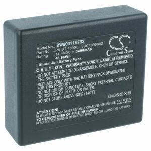 Bateria vhbw compatível com impressoras Brother LBD709-001, HP25B, LBF3250001, LBC4090002 - 3400 mAh 14.4 V Li-Ion