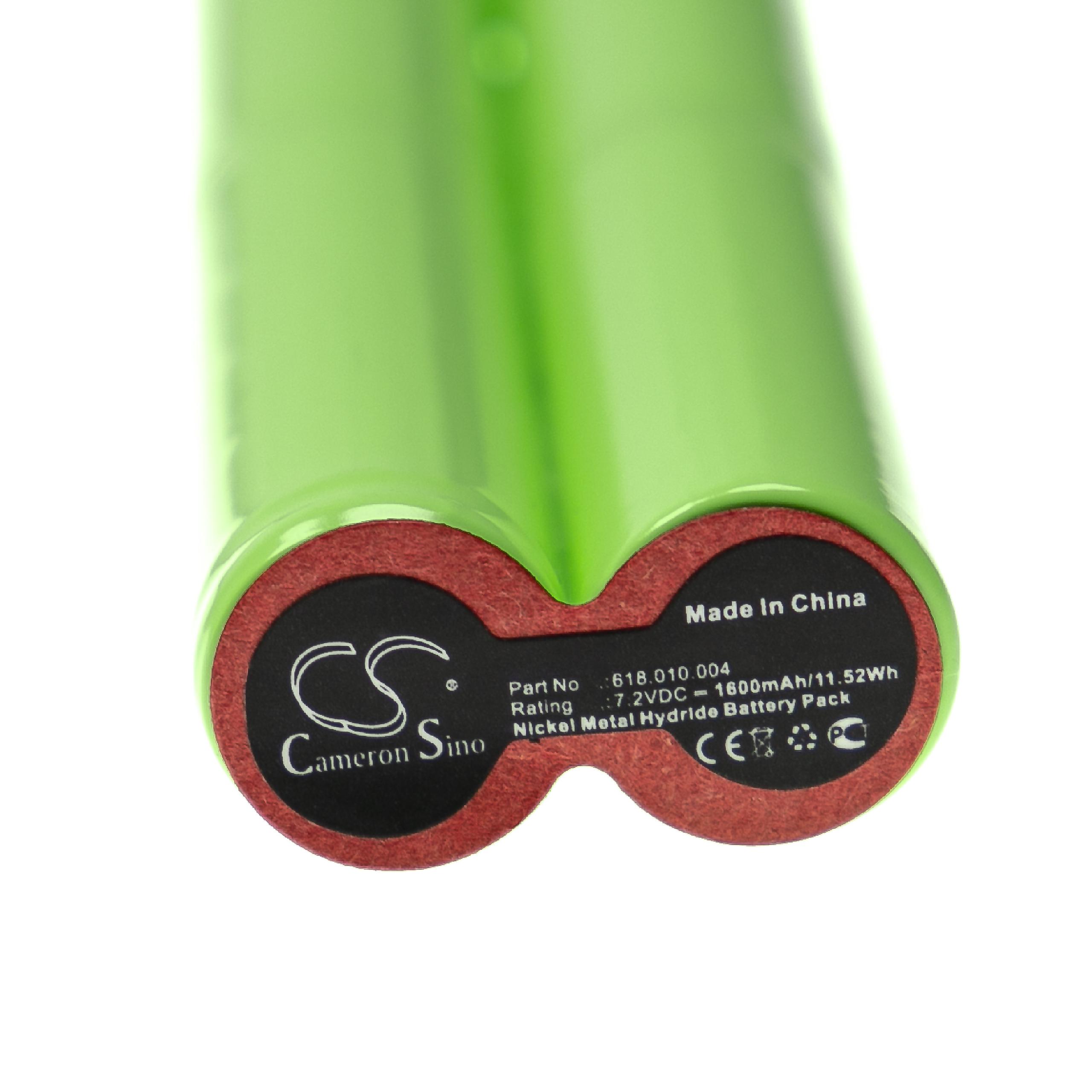 Bateria vhbw para Balança Soehnle 618.010.004 - 1600 mAh 7.2 V NiMH - Image 2