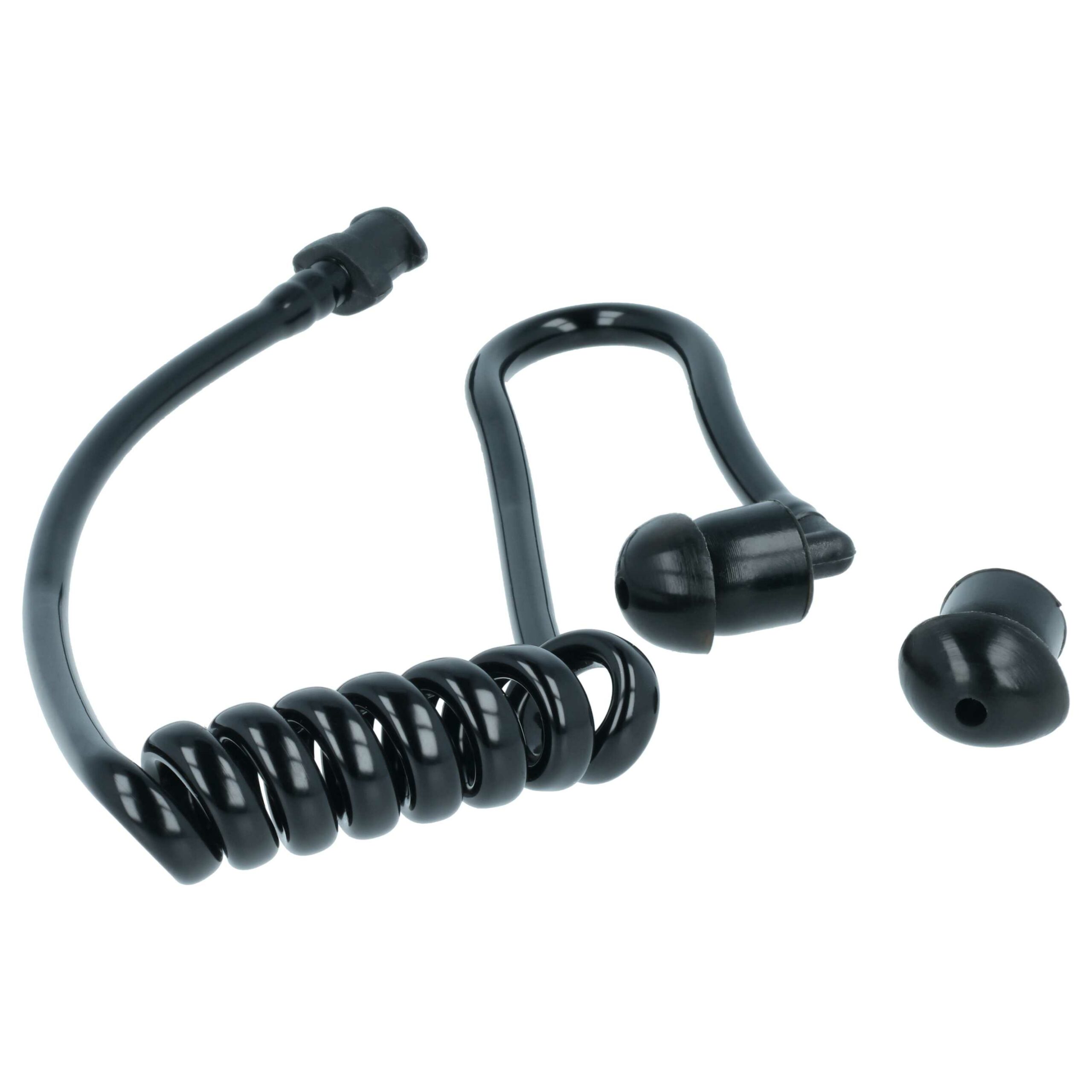 Tubo de Som Espiral para Auscultador de Rádio vhbw - 5 unidades + 10 auriculares - Image 4