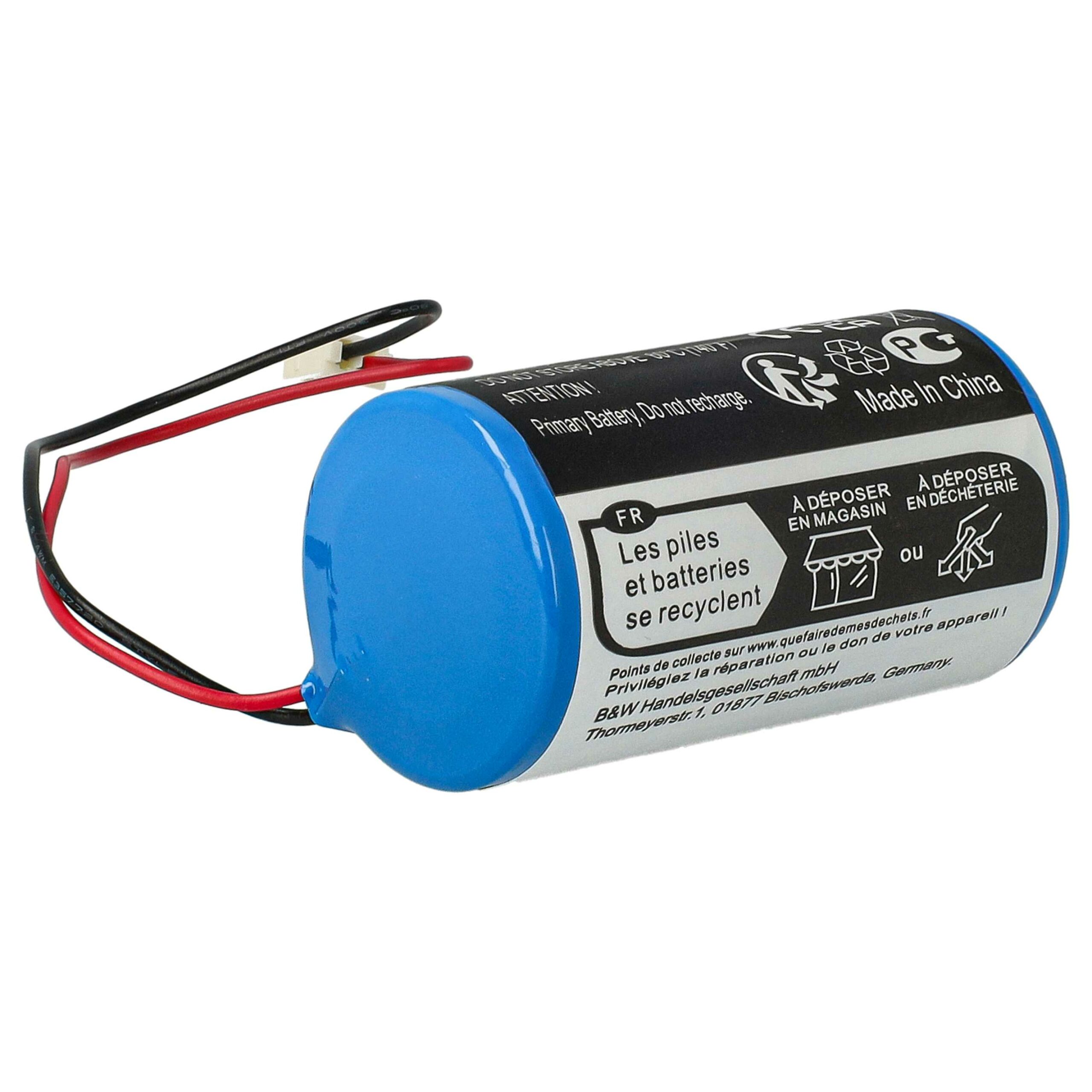 Bateria vhbw 2x compatível Visonic 0-9912-K, ER34615M, 88030498 - 14500 mAh 3.6V Li-SOCl2 - Image 2