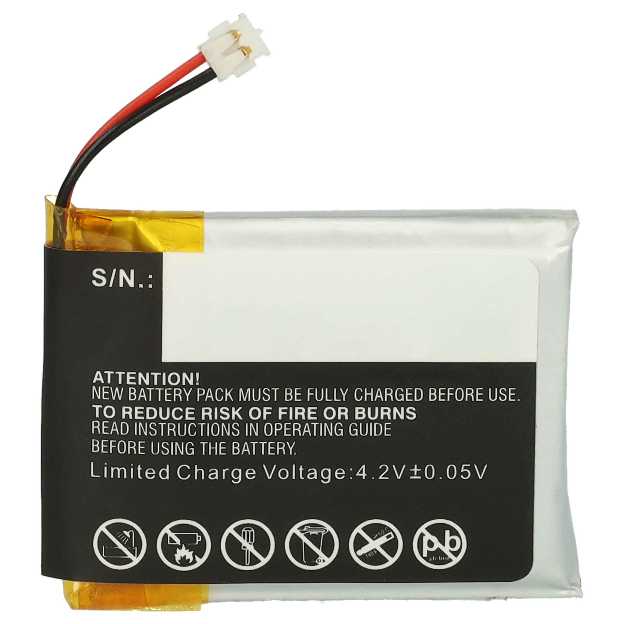 Bateria vhbw para Smartwatch Garmin 361-00034-02 - 300 mAh 3.7 V Li-polymer + Ferramentas - Image 4