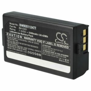 Bateria para Impressora Brother PJ7, BA-E001 - 3300 mAh 7.4 V Li-Ion vhbw