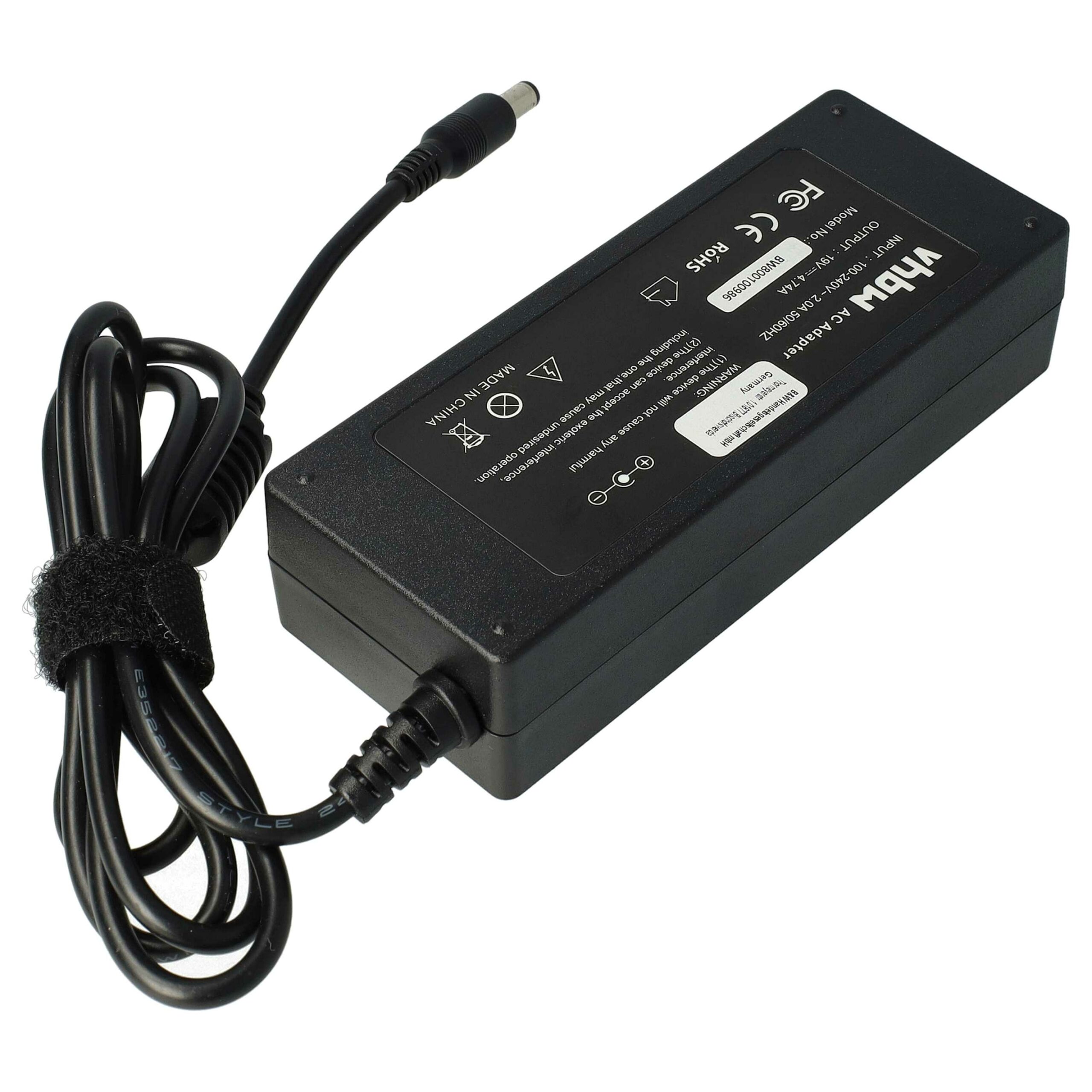 Carregador de Energia AC vhbw para Portátil Acer/Medion - Substitui 25.10147.011, 0335A1965, SADP-65KB - 90 W, 200 cm - Image 4