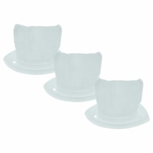 3x Filtro de Substituição vhbw para Aspirador Black & Decker FLVD10-XJ, 90590689