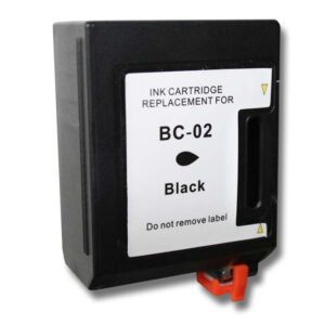 Cartucho de Tinta vhbw Compatível com Canon BC-01, BX-02, BC-02 - Preto, Recarregado 23 ml
