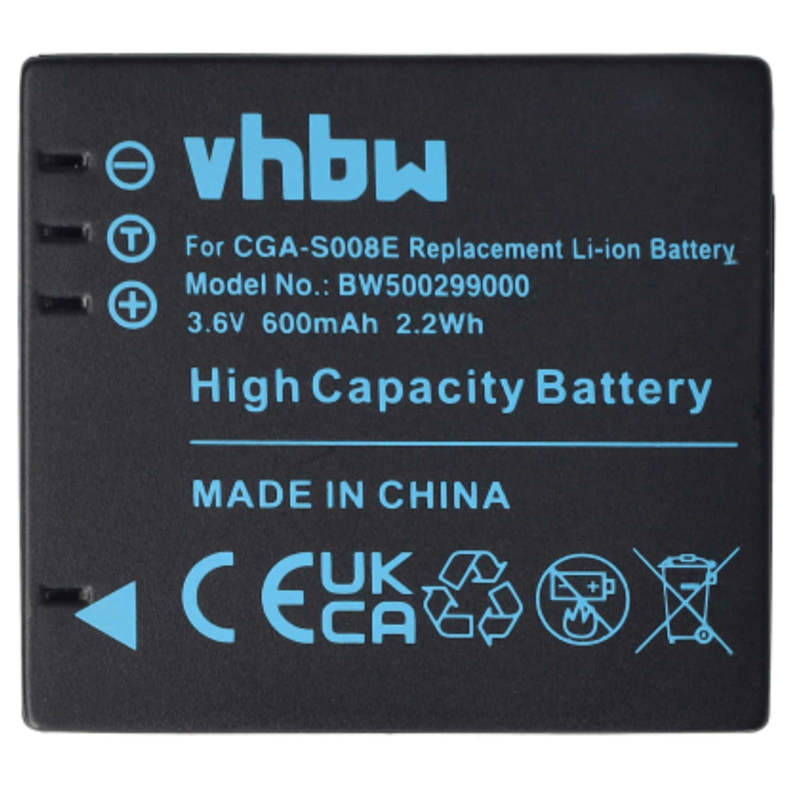 3x Bateria substitui Leica BP-DC6 - 600mAh, 3.6V, Li-Ion - Image 3