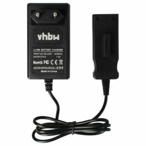 Carregador compatível com cortador de relva Gardena 48-Li 8878 ErgoCut bateria Li-Ion (18 V)