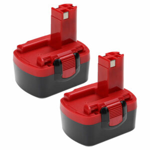 2x Bateria vhbw substitui Bosch 2607335263, 1617S0004W - 2000 mAh, 14.4 V, NiMH para Ferramentas Elétricas