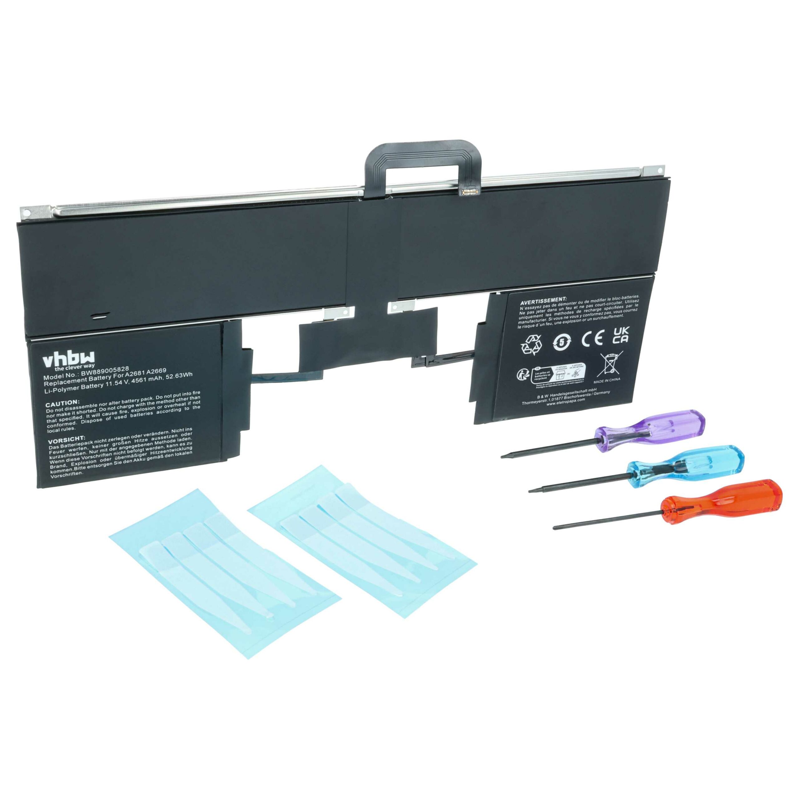 Bateria vhbw para Tablet Apple A2669 - 4561 mAh 11.54 V Li-polímero