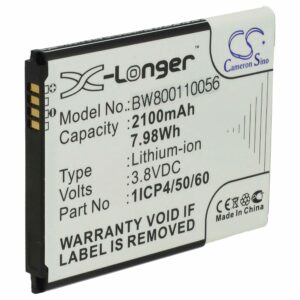 Bateria vhbw para Monitor de Bebé Kodak / Beurer - 2100 mAh 3.8 V Li-Ion