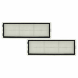 2x Filtro HEPA com Armação para Aspirador Robô Dreame, Xiaomi, Mova Mijia 1C - 15x5x1.4 cm
