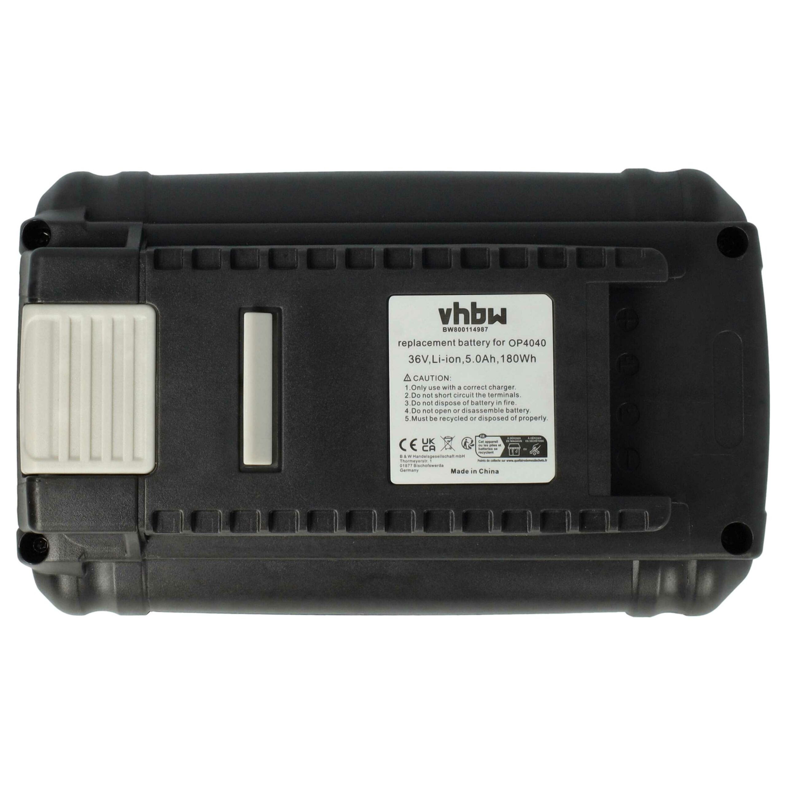 2 Baterias vhbw 36 V 5 Ah Li-Ion para Ryobi BPL3626, BPL3640, BPL3650 - Image 3