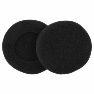2x Almofadinhas para Auriculares - Espuma, Diâmetro Externo 5,7 cm (vhbw)