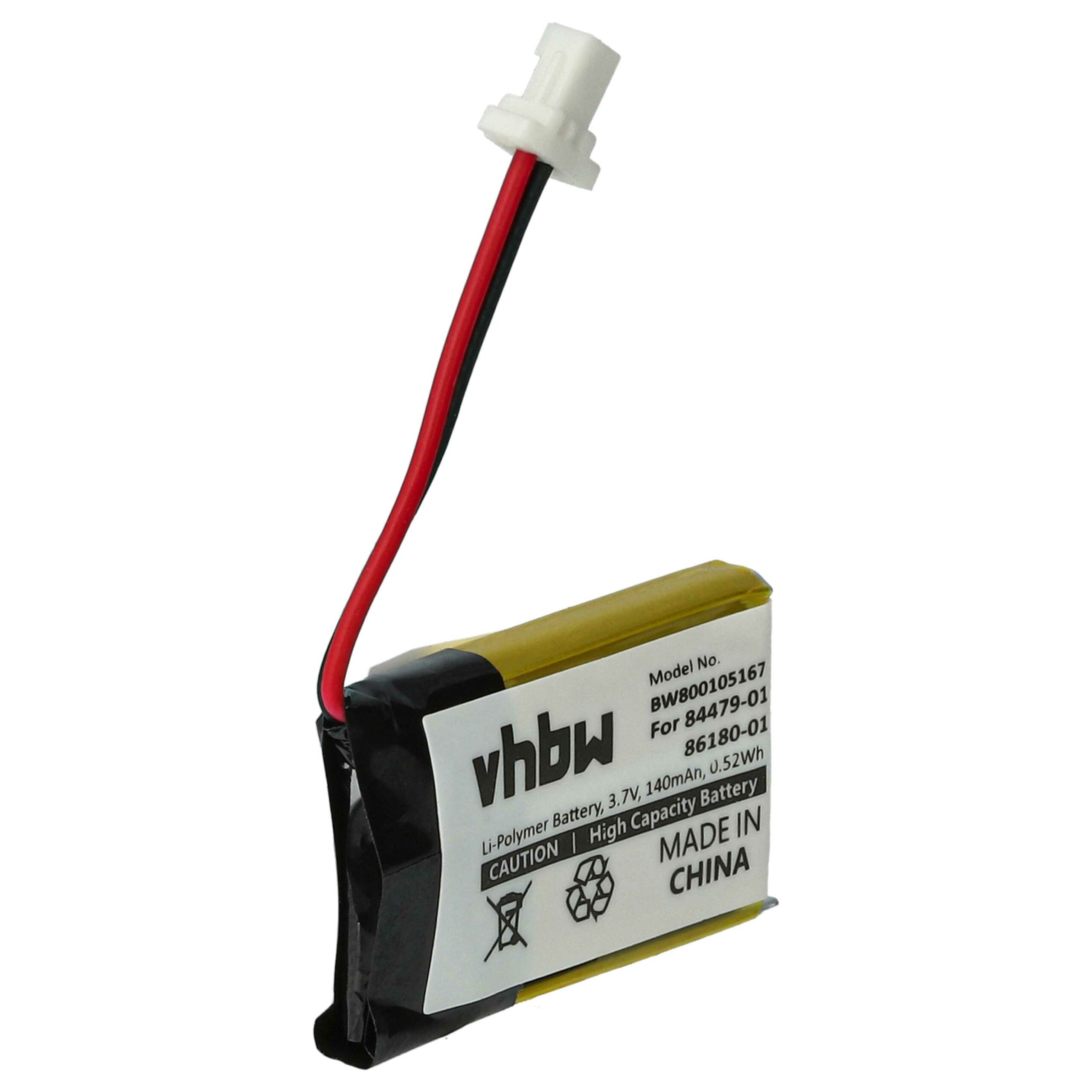 Bateria para Auriculares Sem Fios Plantronics 84479-01, 86180-01 - 140 mAh 3.7 V Li-polímero - Image 3