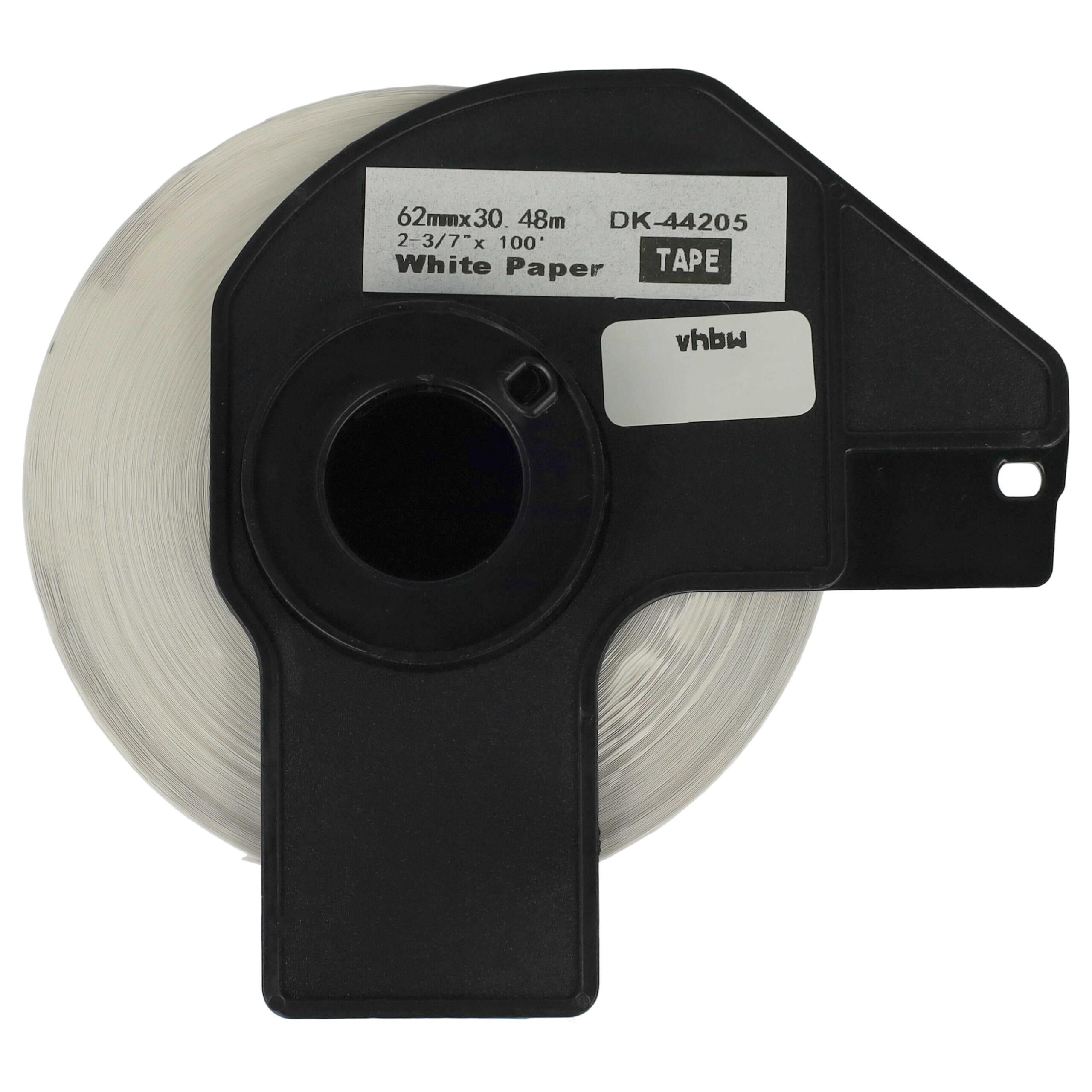 10x Rolo de Etiquetas Substituição Brother DK-44205 Premium 62 mm x 30,48 m + Suporte - Image 3