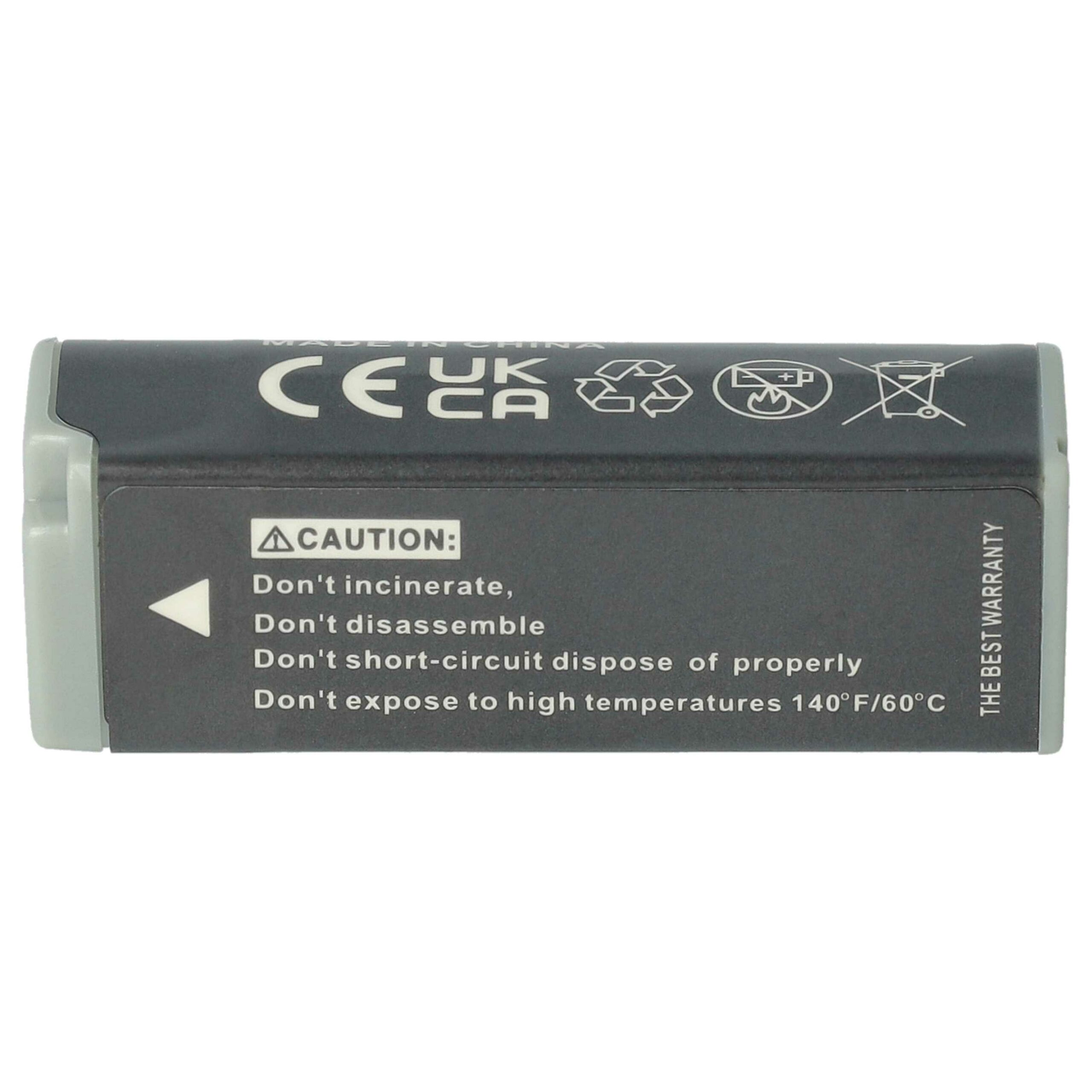 Bateria compatível Canon NB-9L - 600mAh, 3.6V, Li-Ion vhbw - Image 4