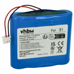 Bateria de Substituição para Rádio DAB Pure E1 - 8800 mAh 3.7 V Li-Ion vhbw