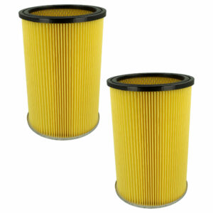 2x Filtro de Cartucho para Aspirador Thomas - Substitui 195118, 787115 - Preto/Amarelo vhbw