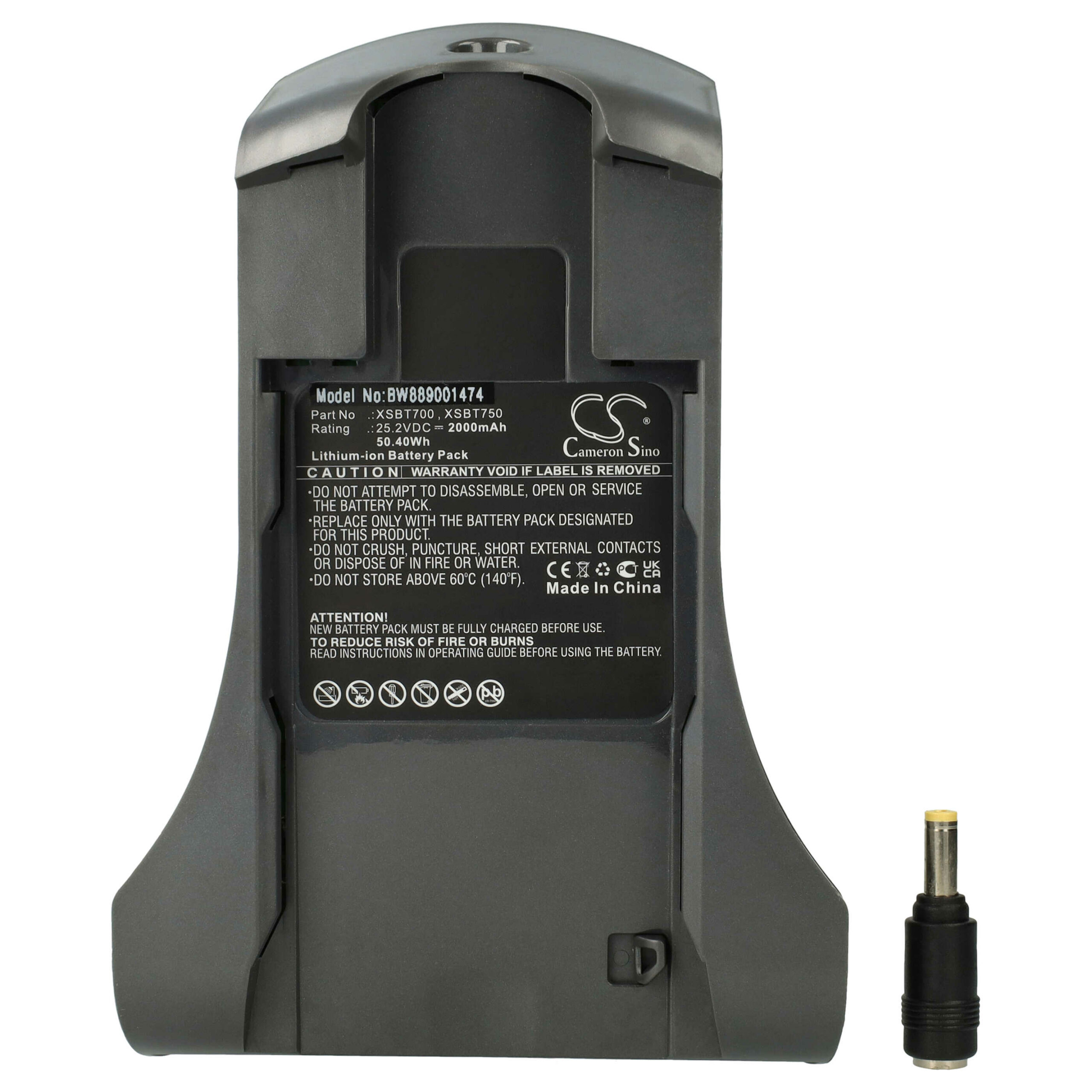 Bateria compatível com Shark XSBT750, XSBT750EU, XSBT700, XSBT700EU - vhbw 2000mAh, 25.2V, Li-Ion