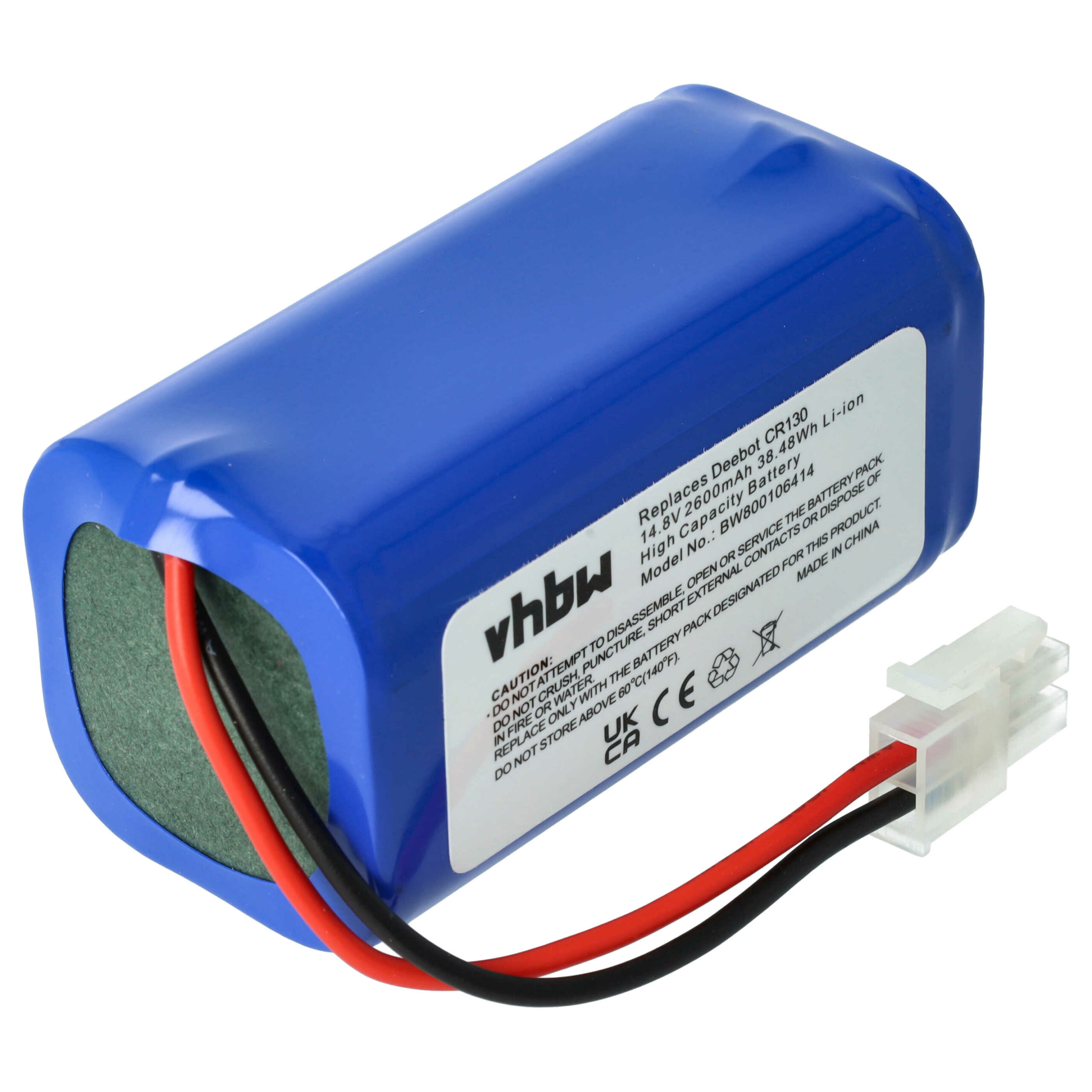 Bateria vhbw 2600mAh 14.8V para Ecovacs, Silvercrest, iLife, Dibea, Zaco - Image 2