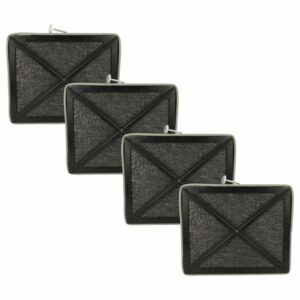 Filtro de Carvão Ativado vhbw para Coifa Miele (4 unidades) - 20.5 x 17 x 3.3 cm